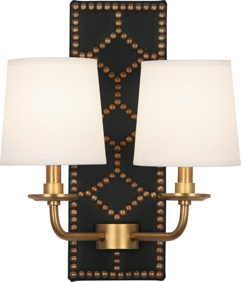 Robert Abbey RA-1035 2-Light Wall Sconce, Williamsburg Lightfoot