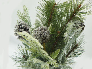 Winter Frost Pinecone Seasonal Mixed Spray