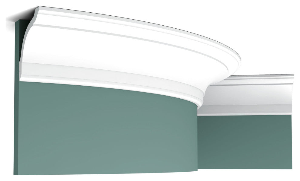 Orac Decor Plain Duropolymer Crown Moulding, Flexible Moulding