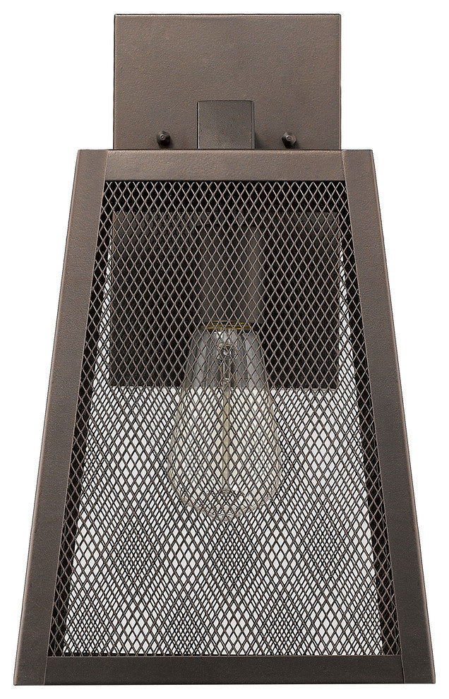 CHLOE Lighting EMERSON 1-Light Rubbed Bronze Outdoor Wall Sconce 15"