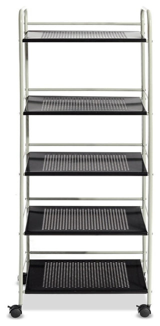 Modern 5-Tiers Storage Cart Rack Utility Shelf