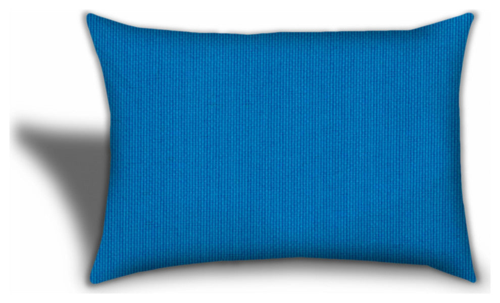 3-Piece Set Blue Blooms Indoor Outdoor Sewn Pillows