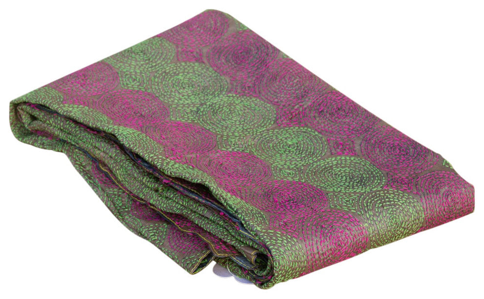 Aru Silk Kantha Throw