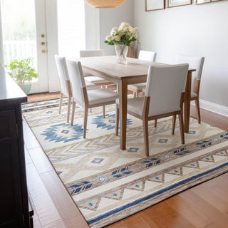 Addison Premium Washable Mayfield AMF178 Ivory 2'6" x 3'10" Rug
