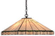 Chloe Lighting Theros Tiffany-Style 2-Light Hanging Pendant Fixture 18" Shade