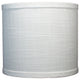 Classic Drum Linen Lamp Shade, Off White, 8"