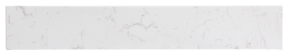 24" Backsplash, Calacatta White