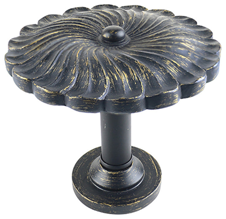 Large Sierra Drapery Medallion Holdback, Burnt Gold