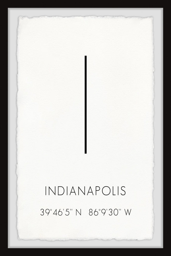 "I Indianapolis" Framed Painting Print, 24x36