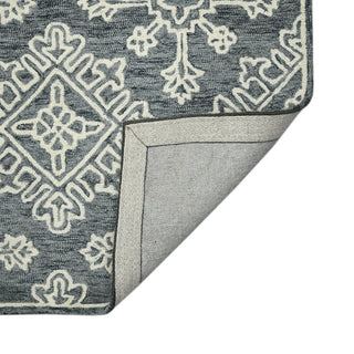 Boscage Penswick Area Rug, Dark Gray, 2' x 3', Geometric