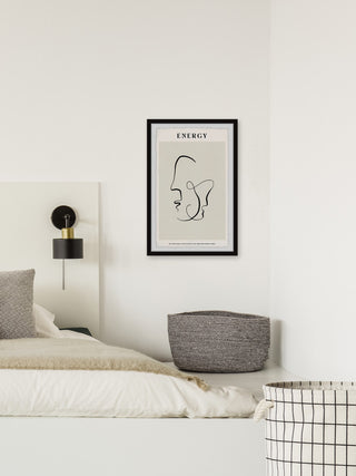"Positive Energy" Framed Painting Print, 12x18
