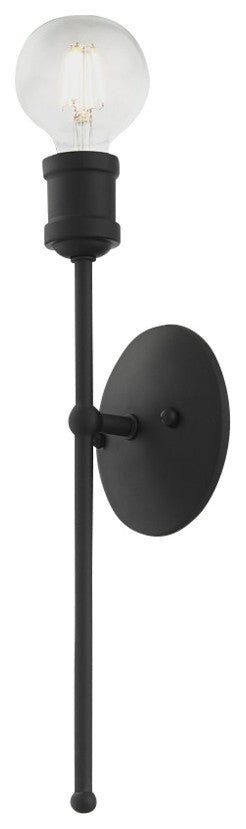 Livex Lighting Lansdale 1 Light Black ADA Single Sconce