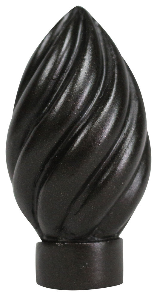 Worcester Finial, 2 3/8" Tall, Oil-Rubbed Bronze, Single