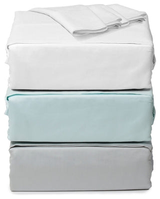 Elegance Collection 1800 6-Piece Sheet Set, Gray, Queen