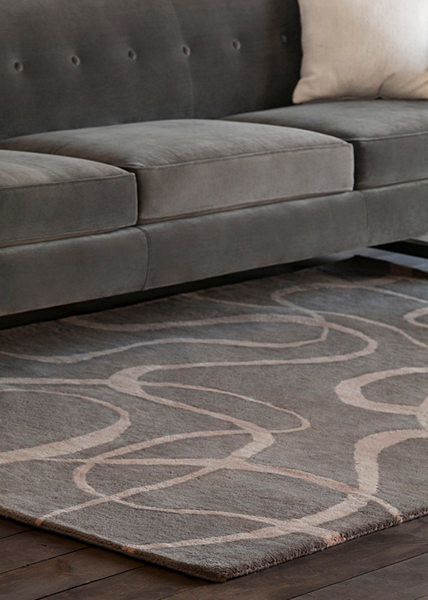 Allie Abstract Contemporary Area Rug, 8'x10'