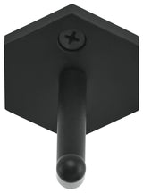 Brusque Robe Hook, Matte Black