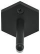 Brusque Robe Hook, Matte Black