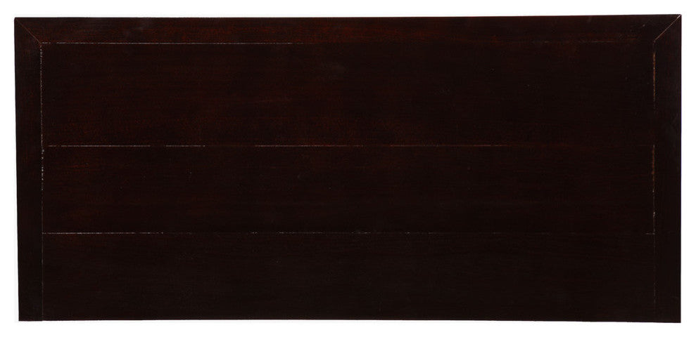 41" Shelter Bay Credenza, Bright White, Caribbean Rum