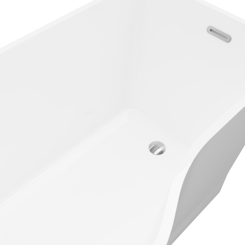 Riga-59" Freestanding Tub No Faucet