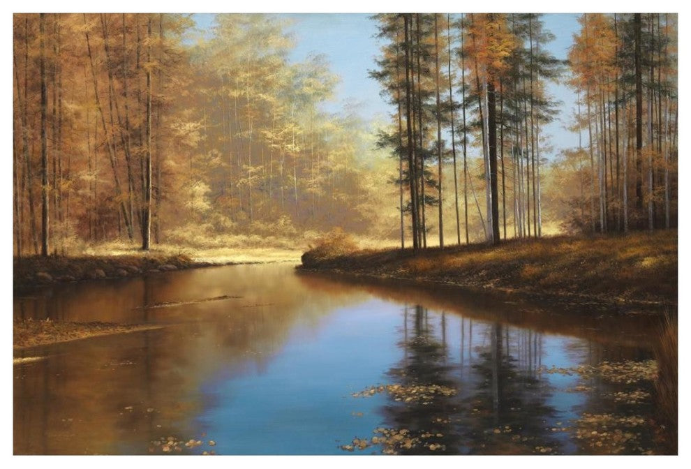 "Autumn Creek" Digital Paper Print by Diane Romanello, 38"x26"