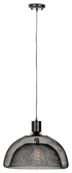 Polaris Pendant Light, Black, Large 18"