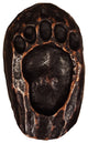 Single Bear Track Left Facing Cabinet Knob, Oil Rubbed Bronze