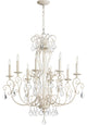 Ariel 8-Light Chandelier, Persian White