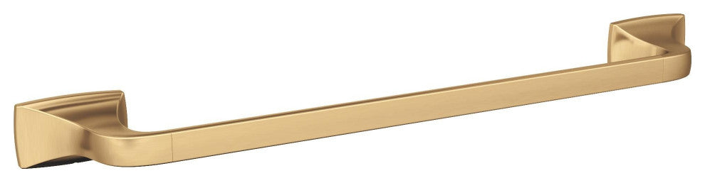 Amerock Highland Ridge Transitional Towel Bar, Champagne Bronze, 18" Center-to-C