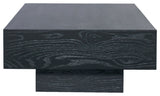 Otto Oak Veneer Coffee Table, Black