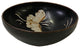 Chinese Ware Brown Black Glaze Butterflies Ceramic Bowl Cup Display Hws3157