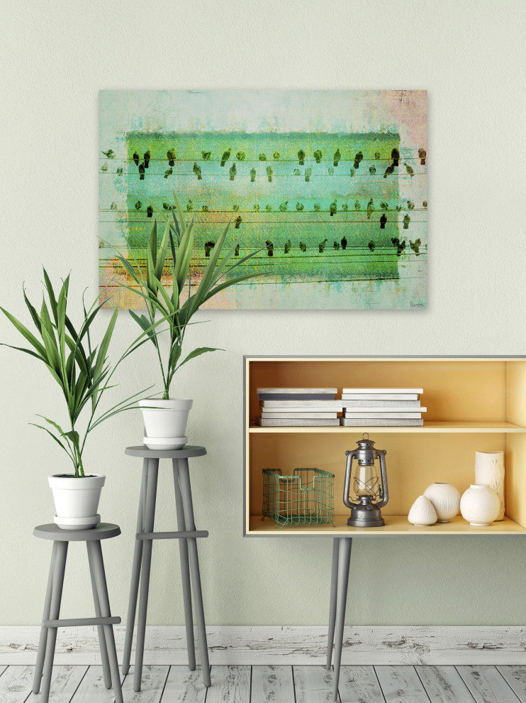 "Wire Nap" Fine Art Canvas Print, 24"x16"