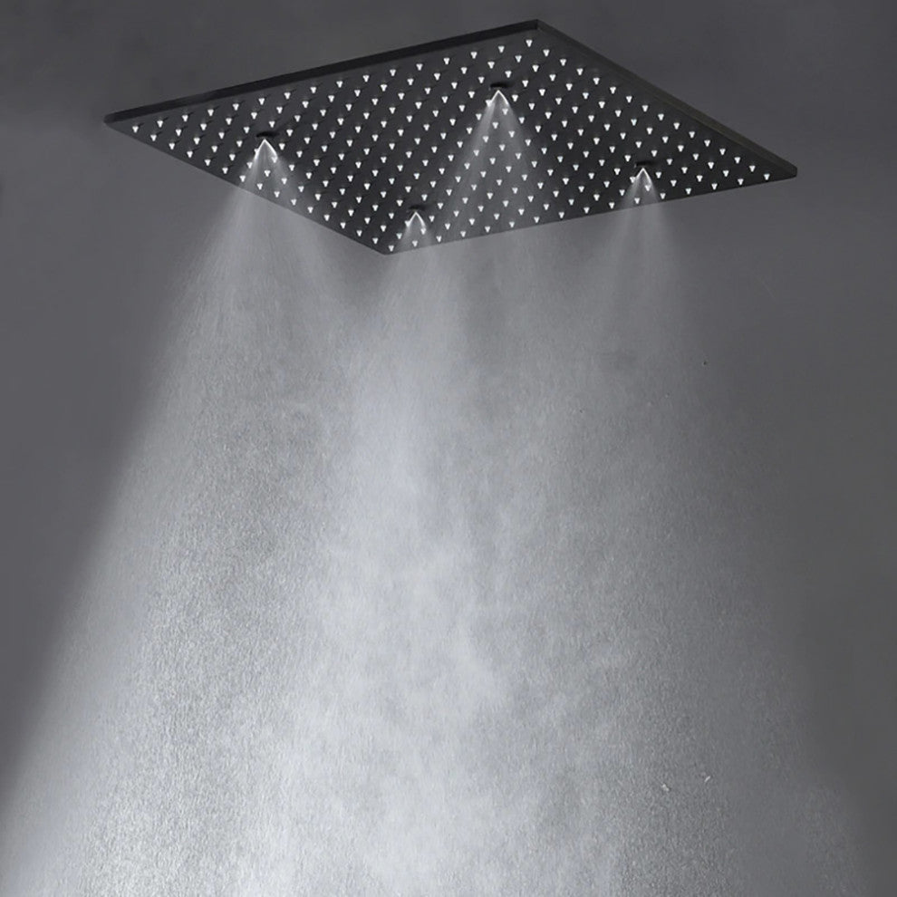 Fontana Sierra Multi Color LED Shower Head, 24"x24" Shower Head