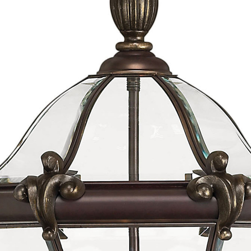Hinkley 2441CB Large Post Top or Pier Mount Lantern, Dark Bronze