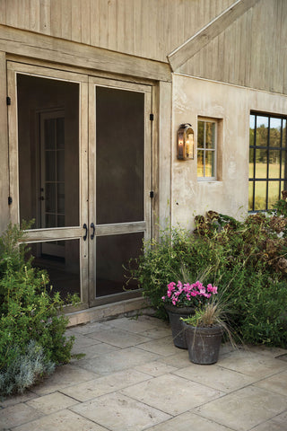 Rowley Medium Wall Mount In Light Antique Brass