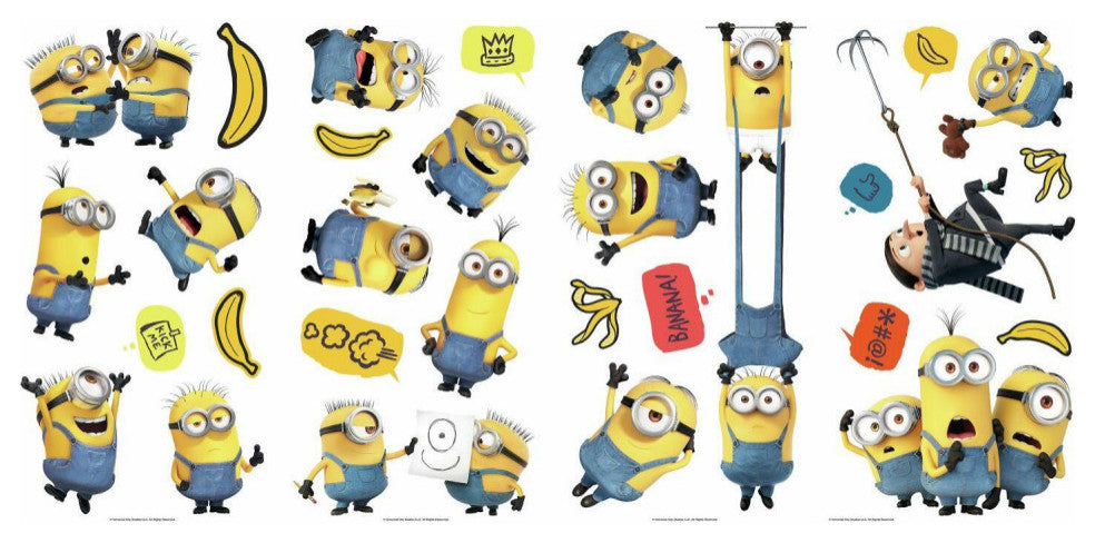 Minions 2 Peel And Stick Wall Decals