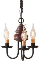 Bellview Chandelier, Plantation Red