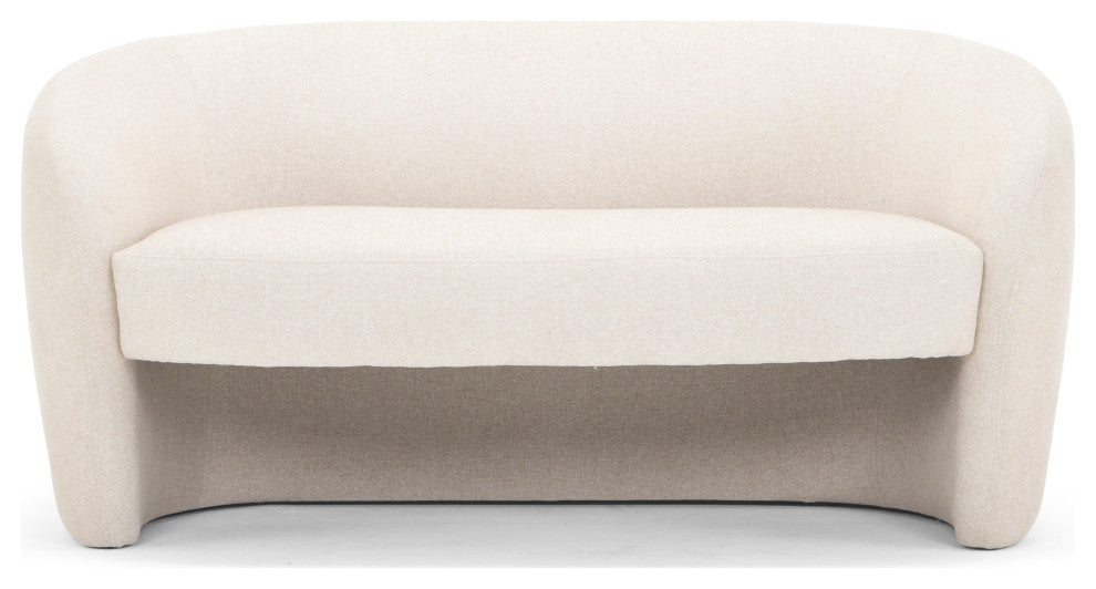 Metro Blythe Settee, Beige Upholstery