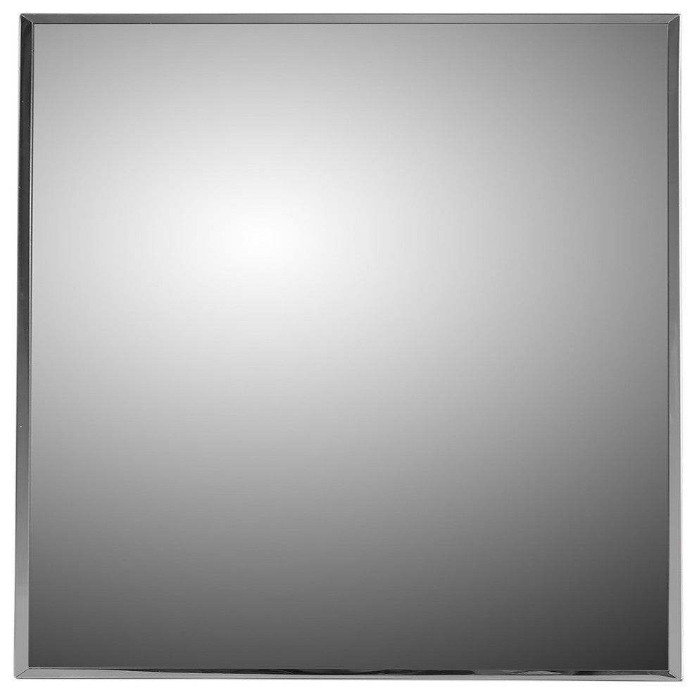 Deluxe Series Medicine Cabinet, 24"x24", Stainless Steel Frame, Surface Mount