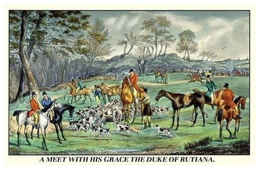 A Meet with His Grace the Duke of Rutiana- Canvas Poster 20" x 30"