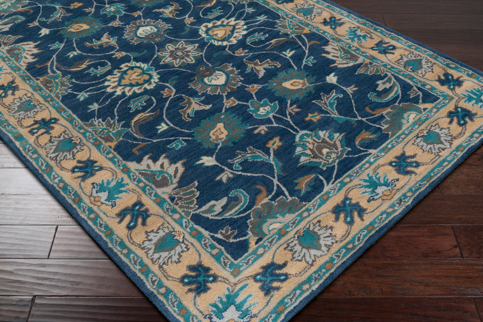 Surya Caesar CAE-1220 Traditional Area Rug, 9' x 12' Rectangle