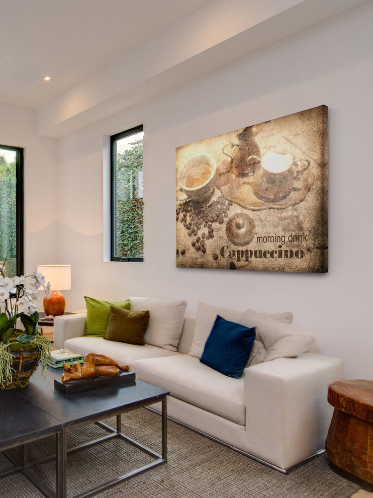 "Cappuccino" Painting Print on Canvas by Irena Orlov