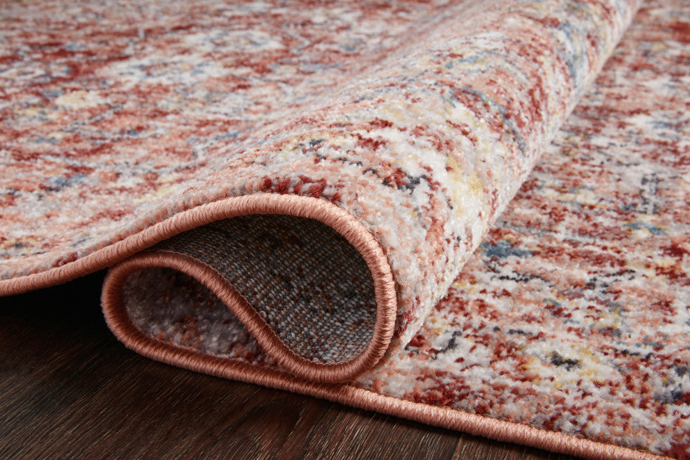 Loloi II Cassandra Rust / Ivory 18" X 18" Swatch Area Rug