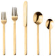 Stile Gold By Pininarina Flatware Set 5-Piece Set