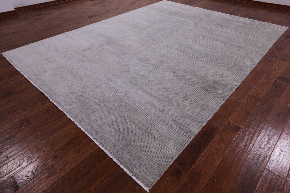 Wool and Silk Hand-Knotted Savannah Gabbeh Rug 9' 1" X 12' 2" Q6622