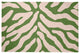 Animal Stripe Spring Chenille Rug, Light Olive, 2'x3'