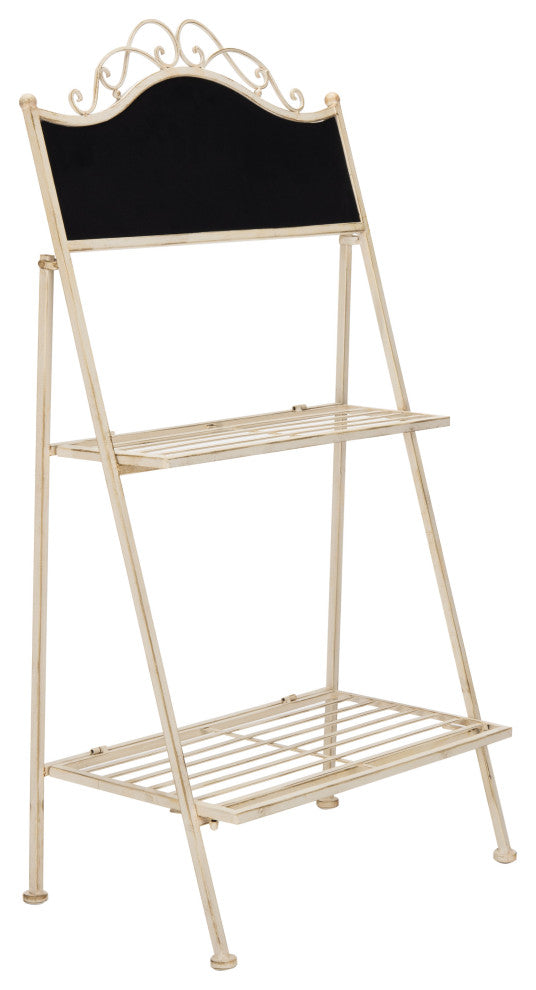 Safavieh Natum Outdoor Plant Stand Pearl White