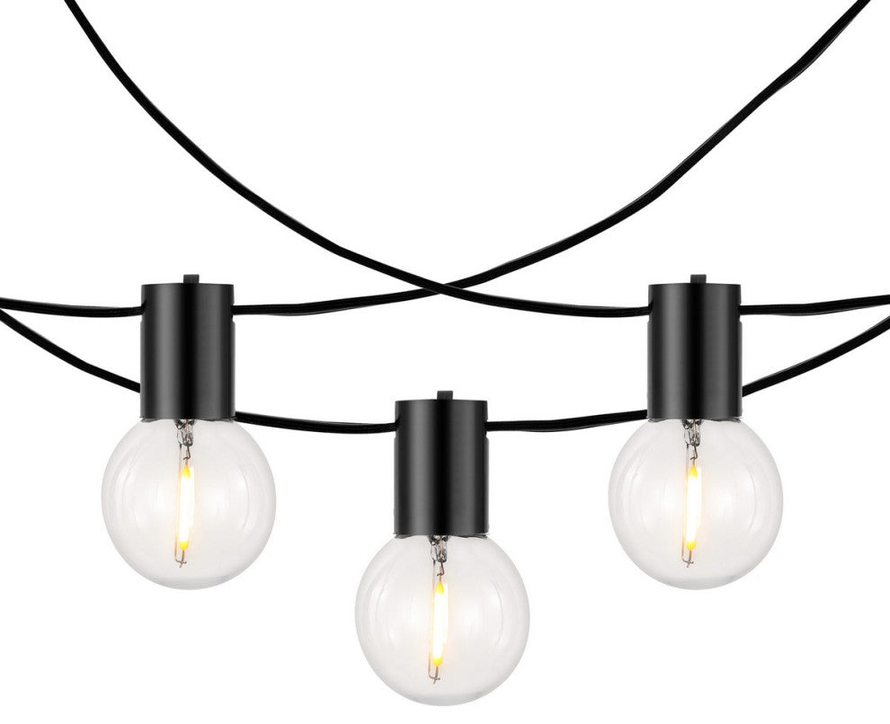 Safavieh Huron Led Outdoor String Lights Black