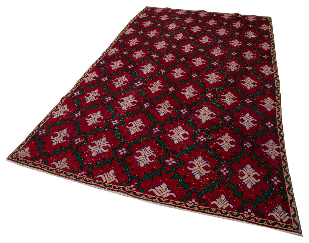 Rug N Carpet - Hand-knotted Oriental 5' 8'' x 10' 0'' Unique Vintage Rug