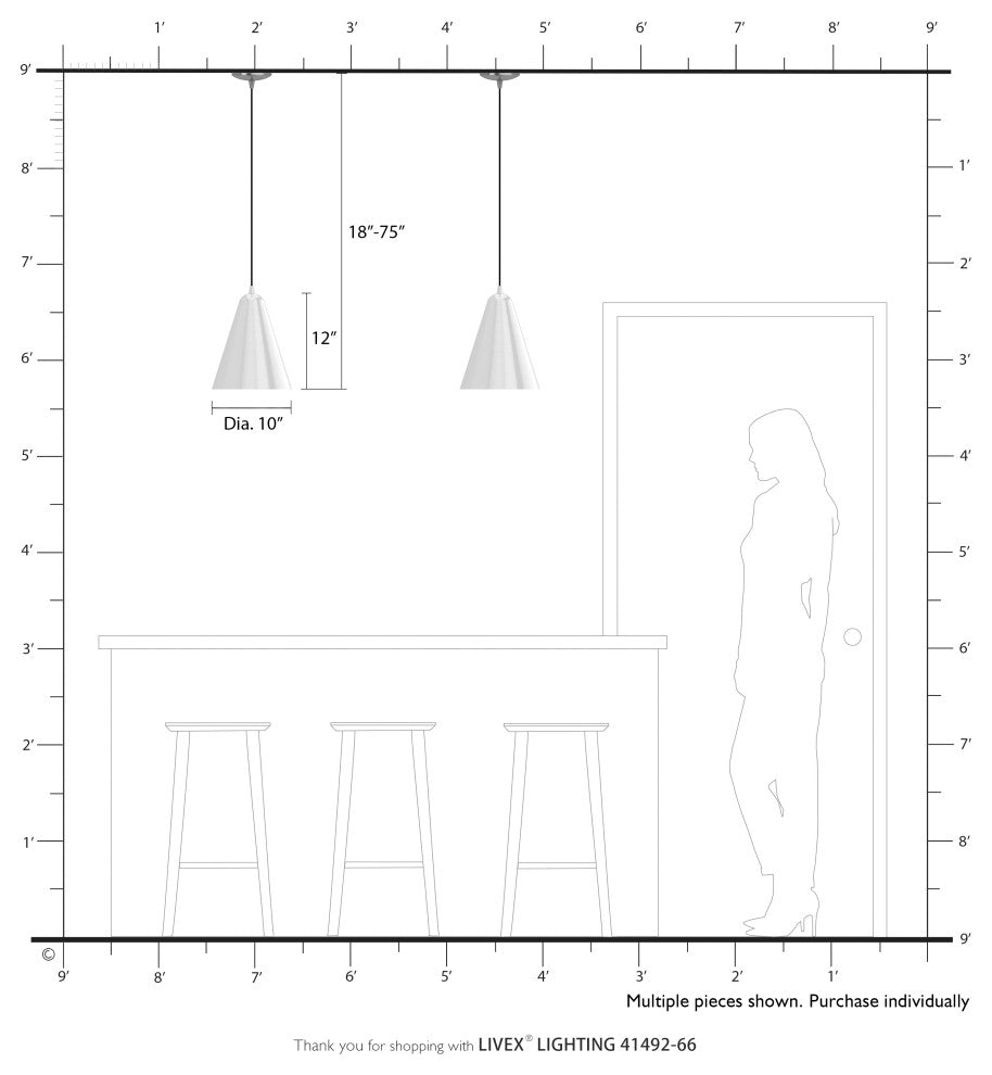 Dulce 1-Light Brushed Aluminum Cone Pendant, Polished Chrome Accents