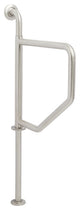 39" Wall-To-Floor Swing Away Grab Bar, Satin Stainless